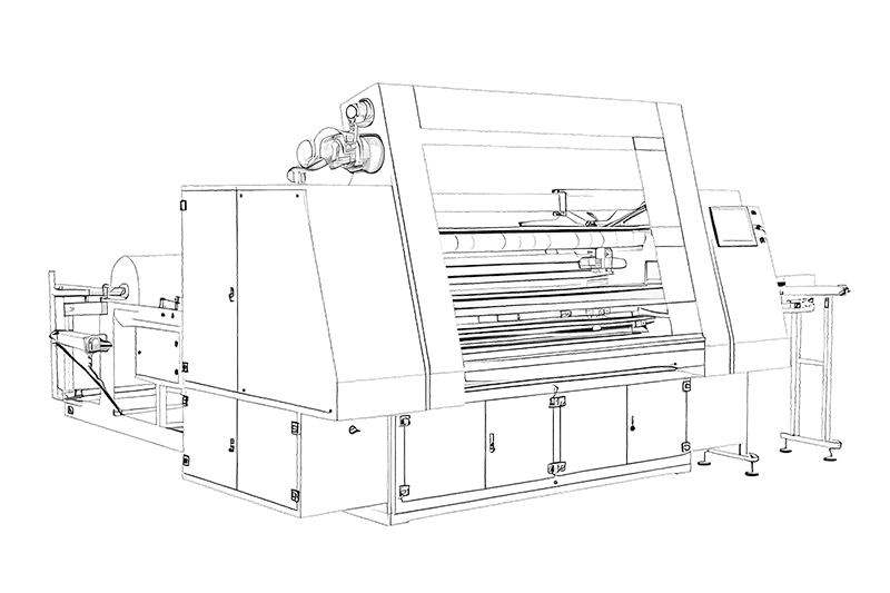 ماكينة إنتاج مناديل مبللة في علب أسطوانية، DC-15C